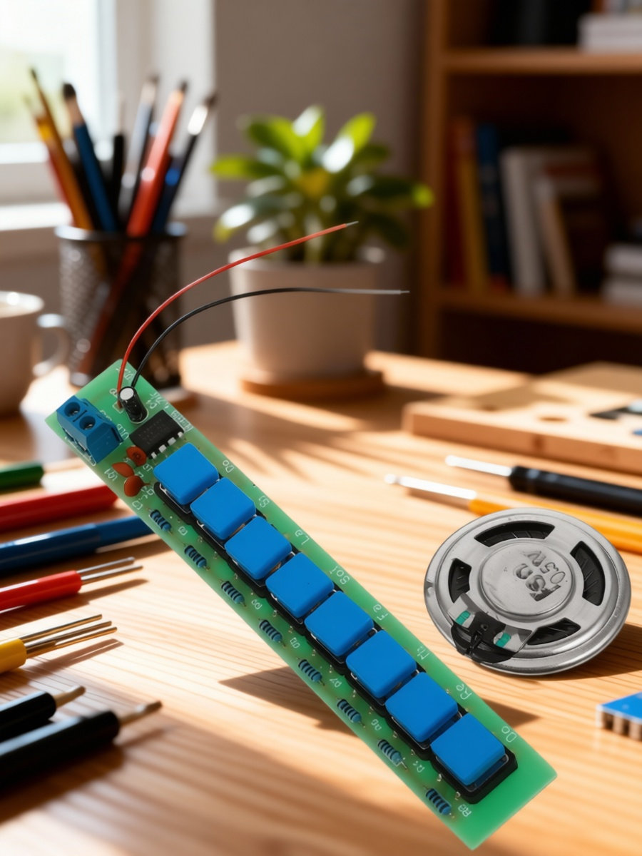 Diy Electronics Project Kit - NE555 Elektronisches Klavier-Bausatz – 8-Noten-Lötbares Schaltkreis-Set