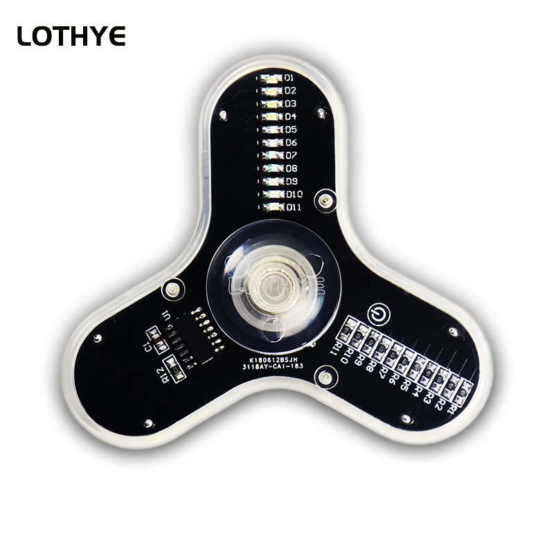 Diy Electronics Project Kit - LED Fidget Spinner Herstellung Lautsprecher Atmosphäre