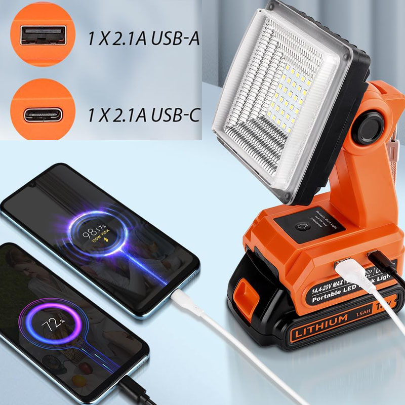 4-Zoll-LED-Arbeitslicht-Werkze – Black+Decker Tool Cordless Bewertung und Preis